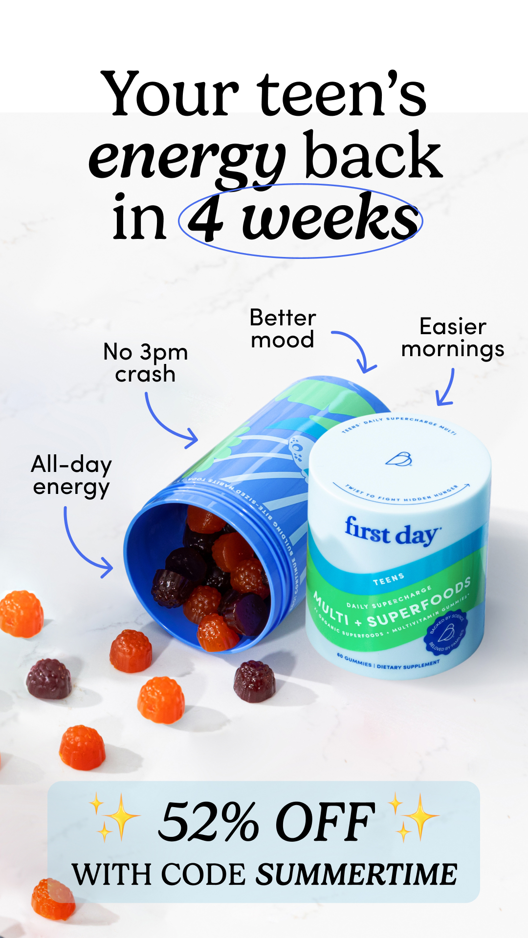 First Day Facebook ad