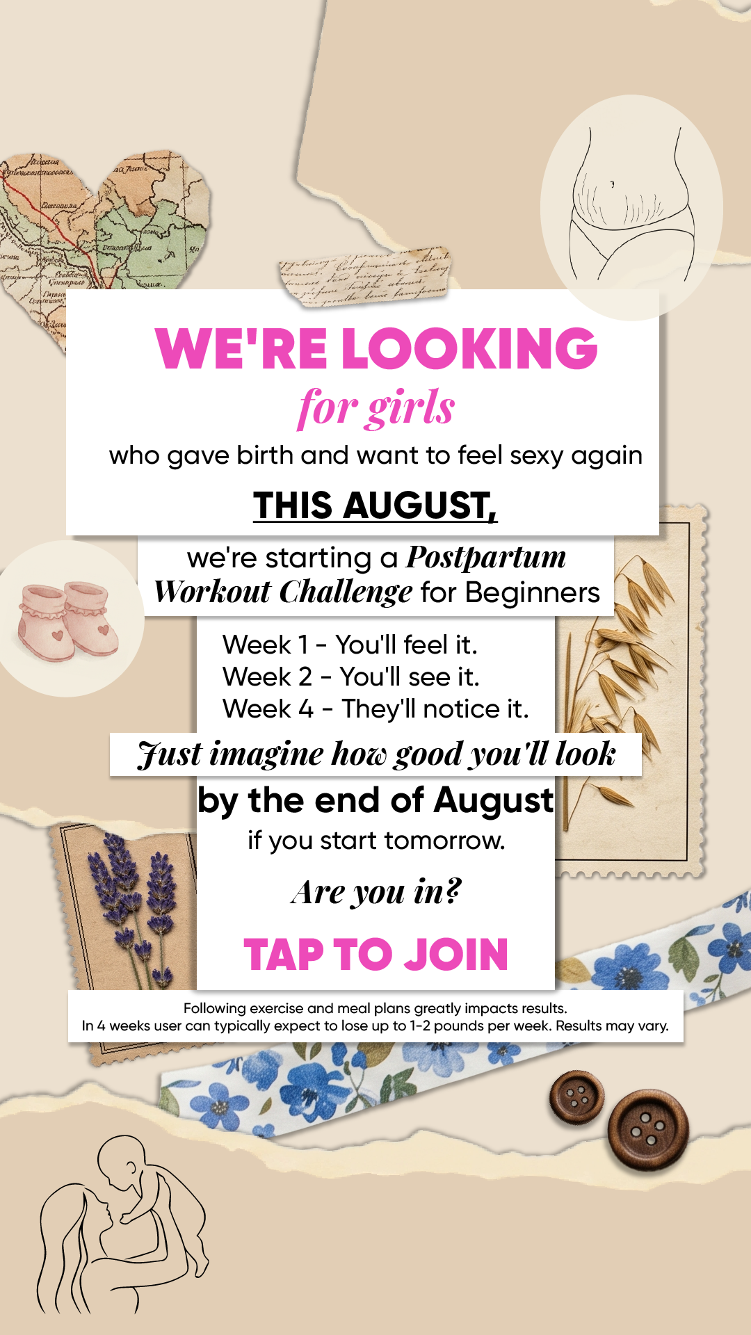 28 Day Challenge Facebook ad