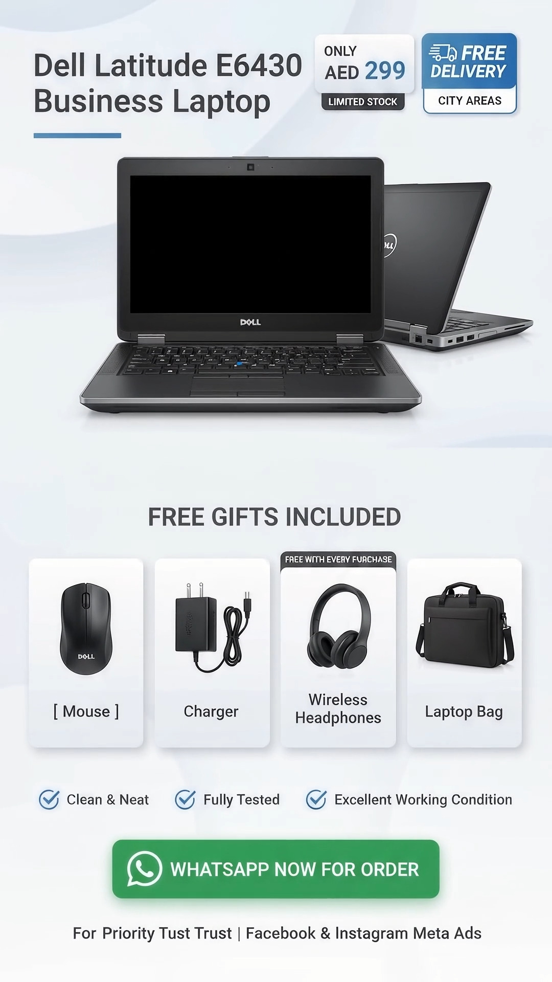 Prime Touch Facebook ad: The Dell Latitude E6430 gives you a full…