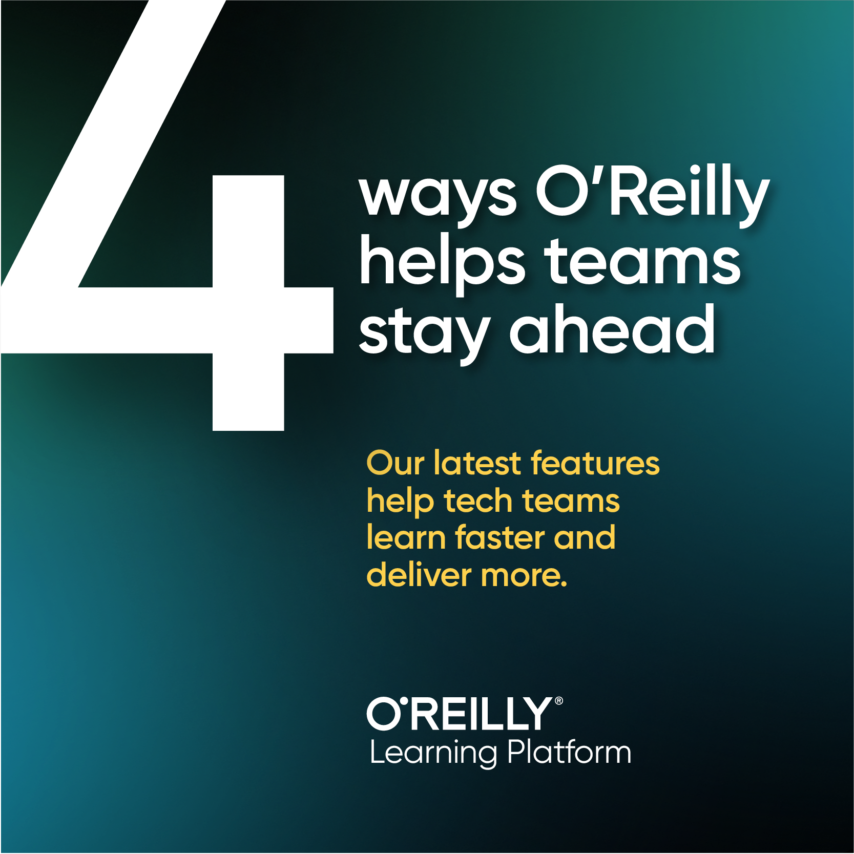 O'Reilly Facebook ad: Get your teams up to speed faster with…