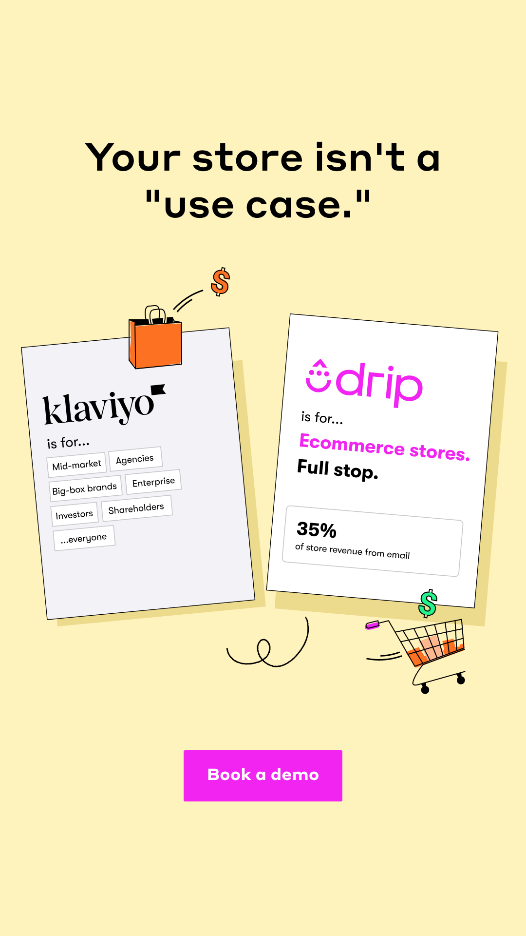 Drip Email Marketing for Ecommerce Facebook ad