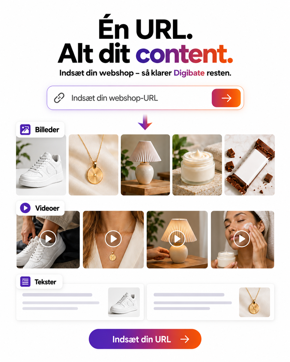 Digibate Facebook ad: Få flere salg med bedre content Prøv gratis i dag.