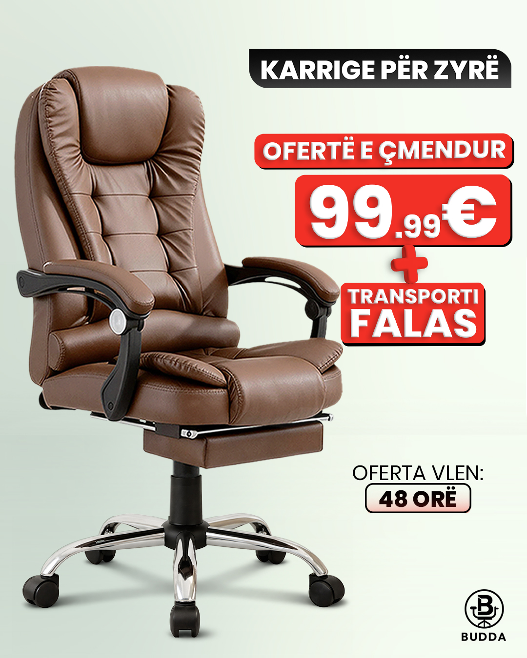 Budda SHPK Facebook ad: Karrige për Zyrë