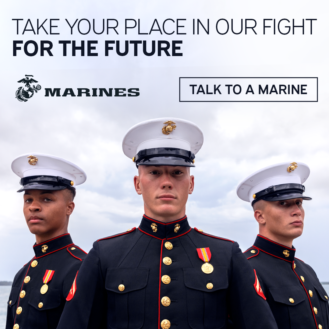 Marine Corps Recruiting Facebook ad