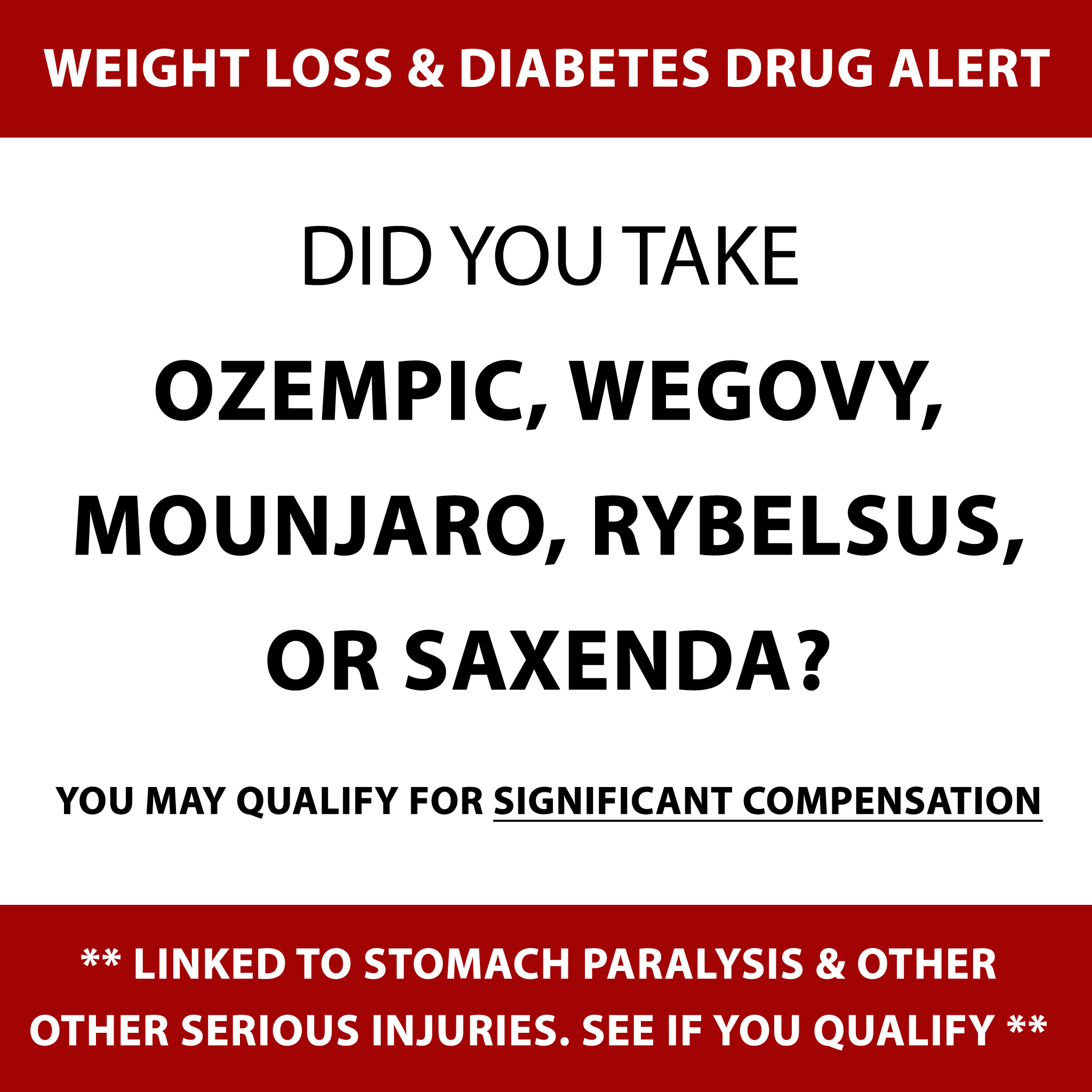 RXInjuryHelp.com Facebook ad