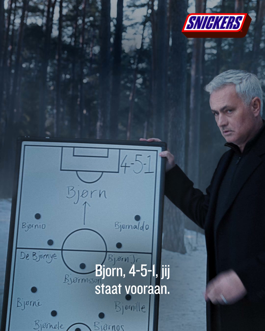 Snickers Belgium Facebook ad: Snickers.