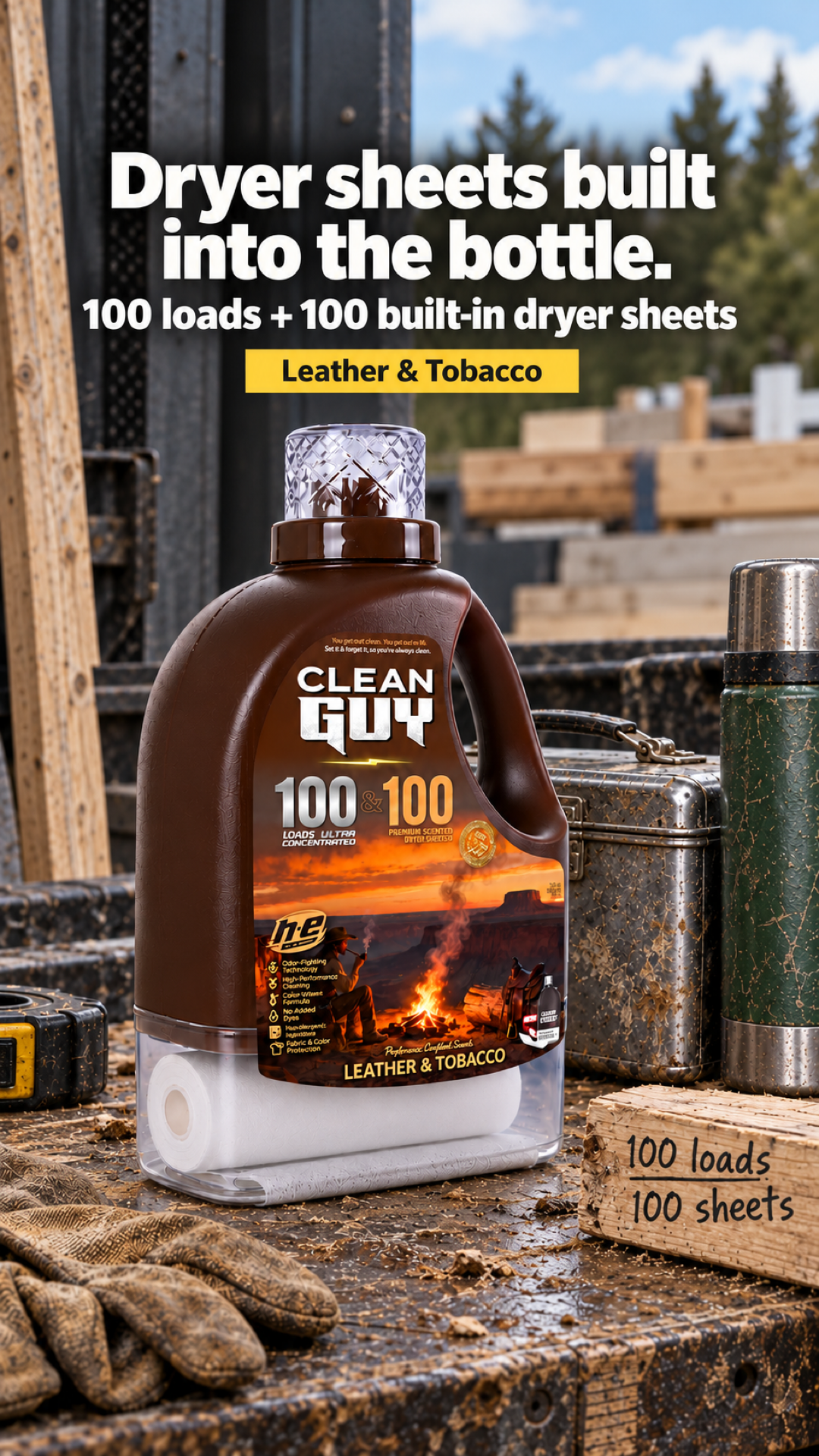 Clean Guy Facebook ad: You're a dude, not a lilac.