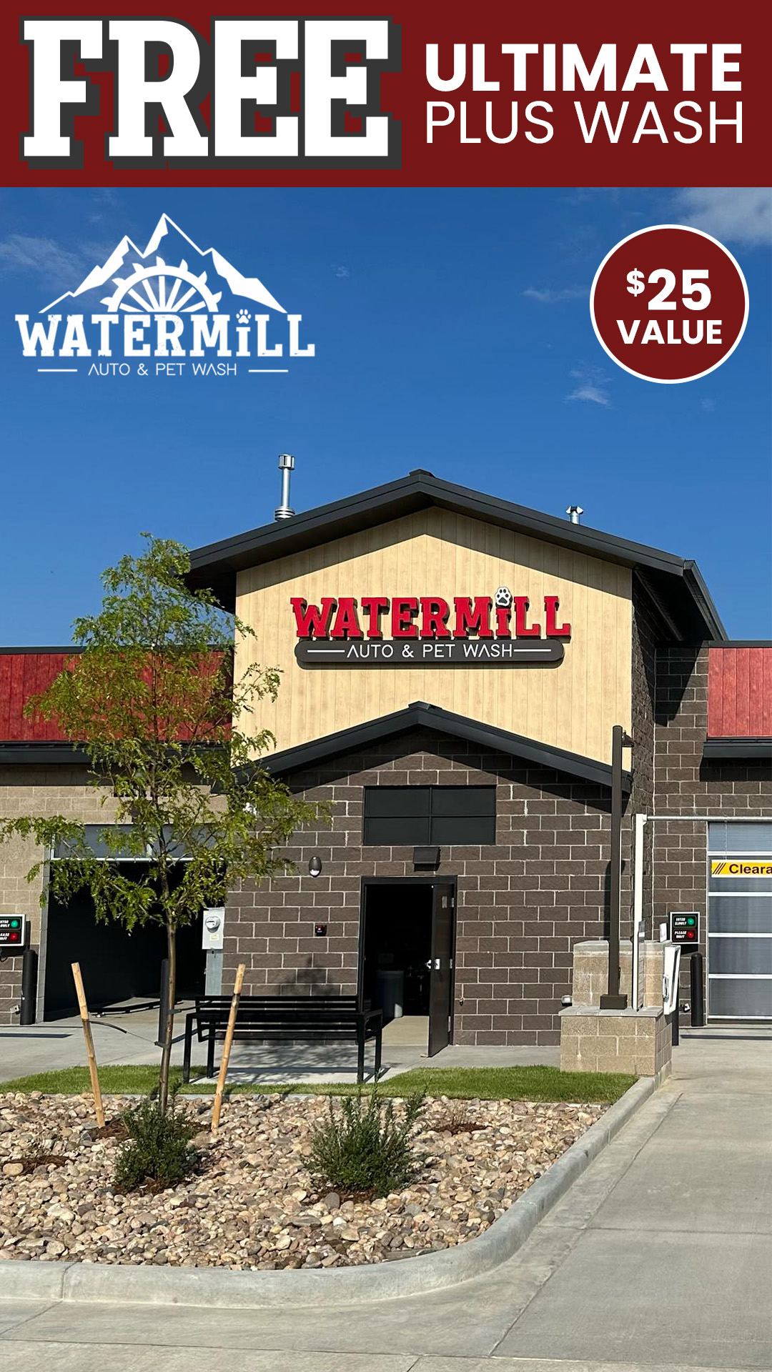 WaterMill Auto & Pet Wash Facebook ad from May 21, 2026