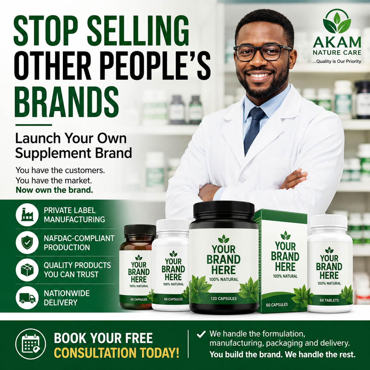 GoTech Facebook ad: Stop Selling Other People's Brands