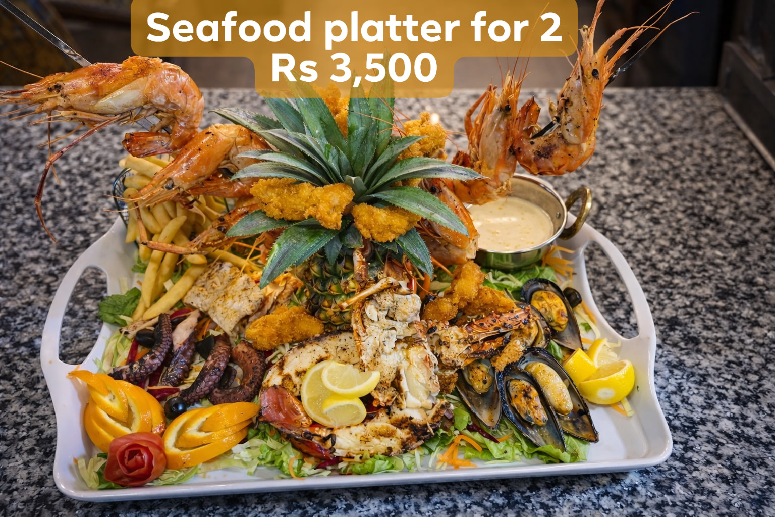 The Food Factory Facebook ad: PLAT PRINSIPAL KI FER TOU DIMOUNN CONTAN!