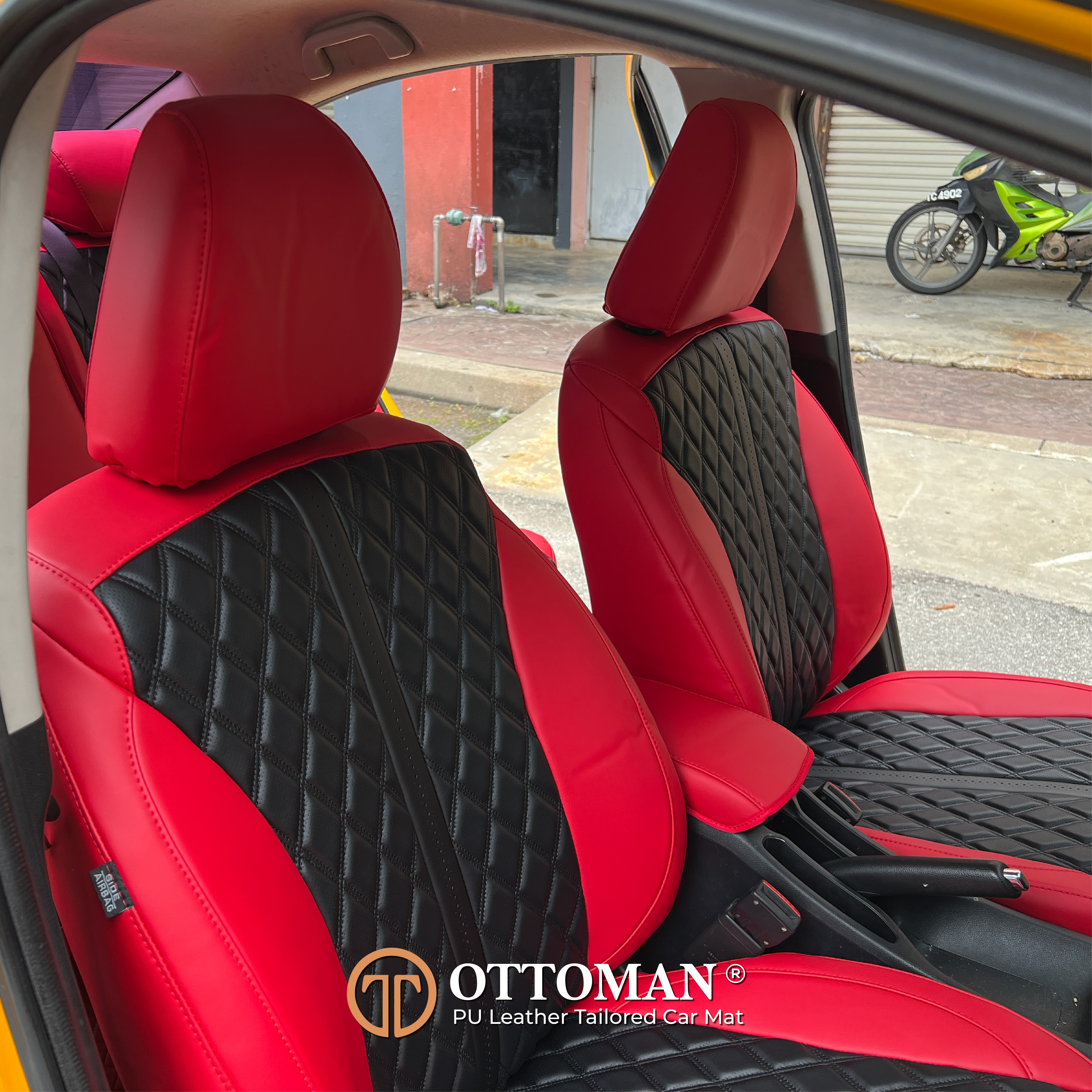 Ottoman Custom Leather Seat Cover Facebook ad from Apr 8, 2026