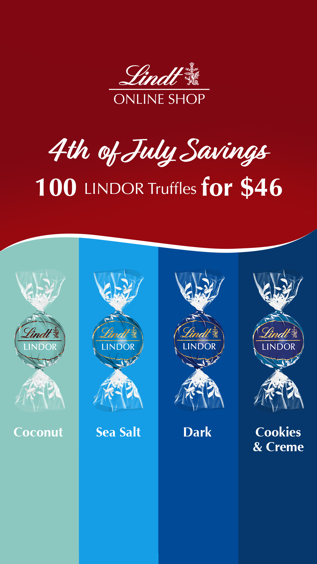 Lindt Facebook ad