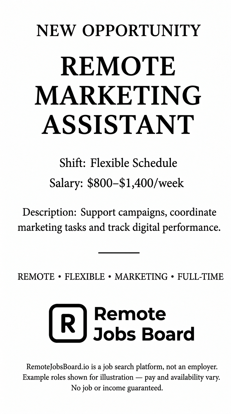 Remote Jobs Board - Work From Anywhere Facebook ad