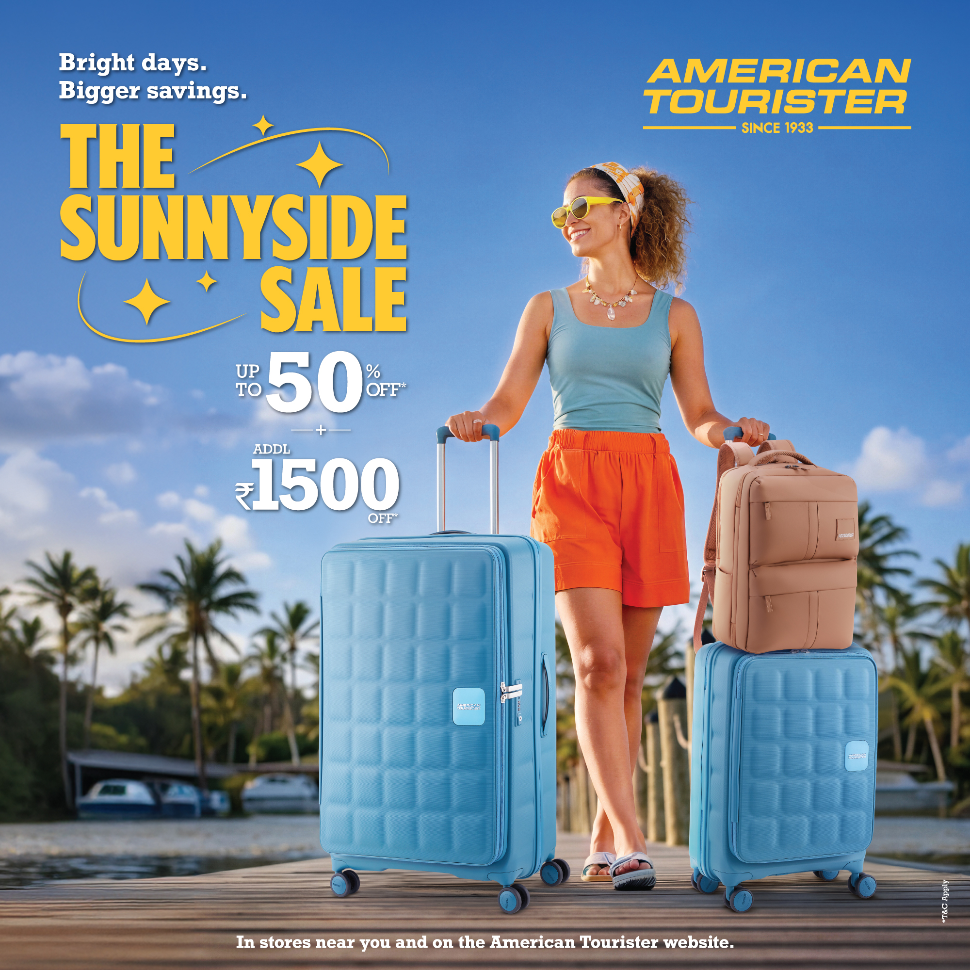 American Tourister Facebook ad