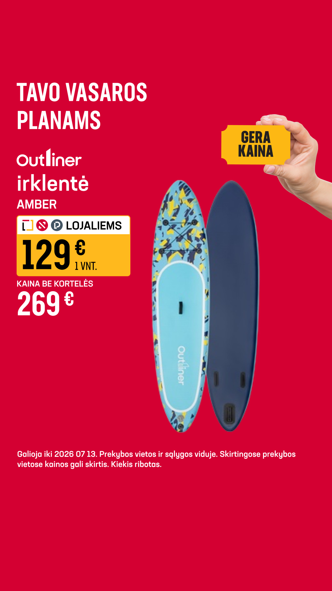 Senukai Facebook ad