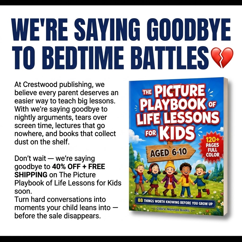 Crestwood Publishing Facebook ad: Saying Goodbye Soon. Don't Miss This