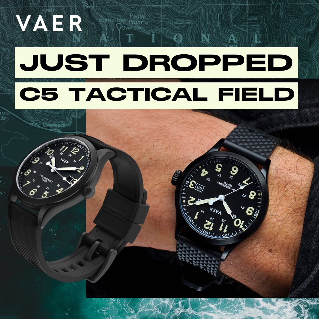 Vaer Watches Facebook ad