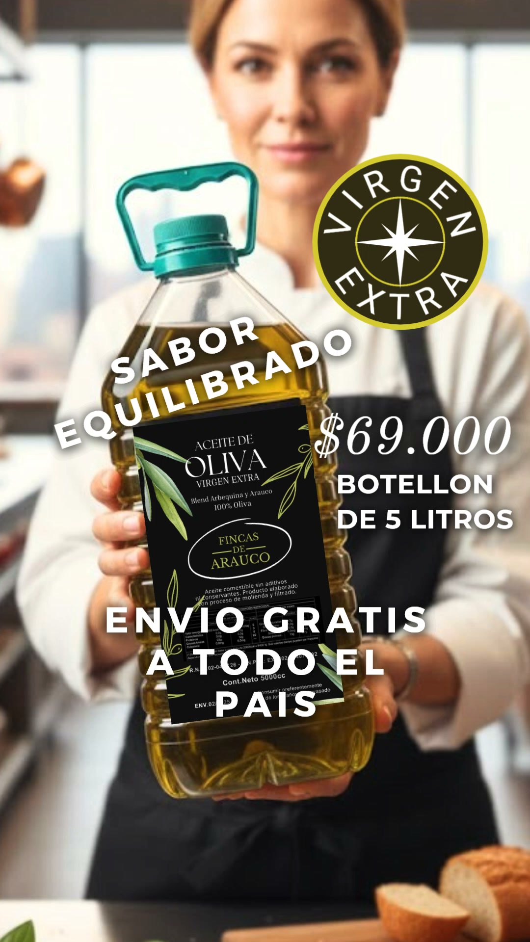 Oliva de Origen Facebook ad: Chatea con nosotros