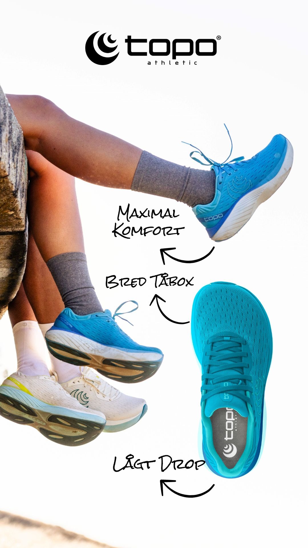 TopoAthletic Sverige Facebook ad: Topo Athletic | Det bästa av natural running