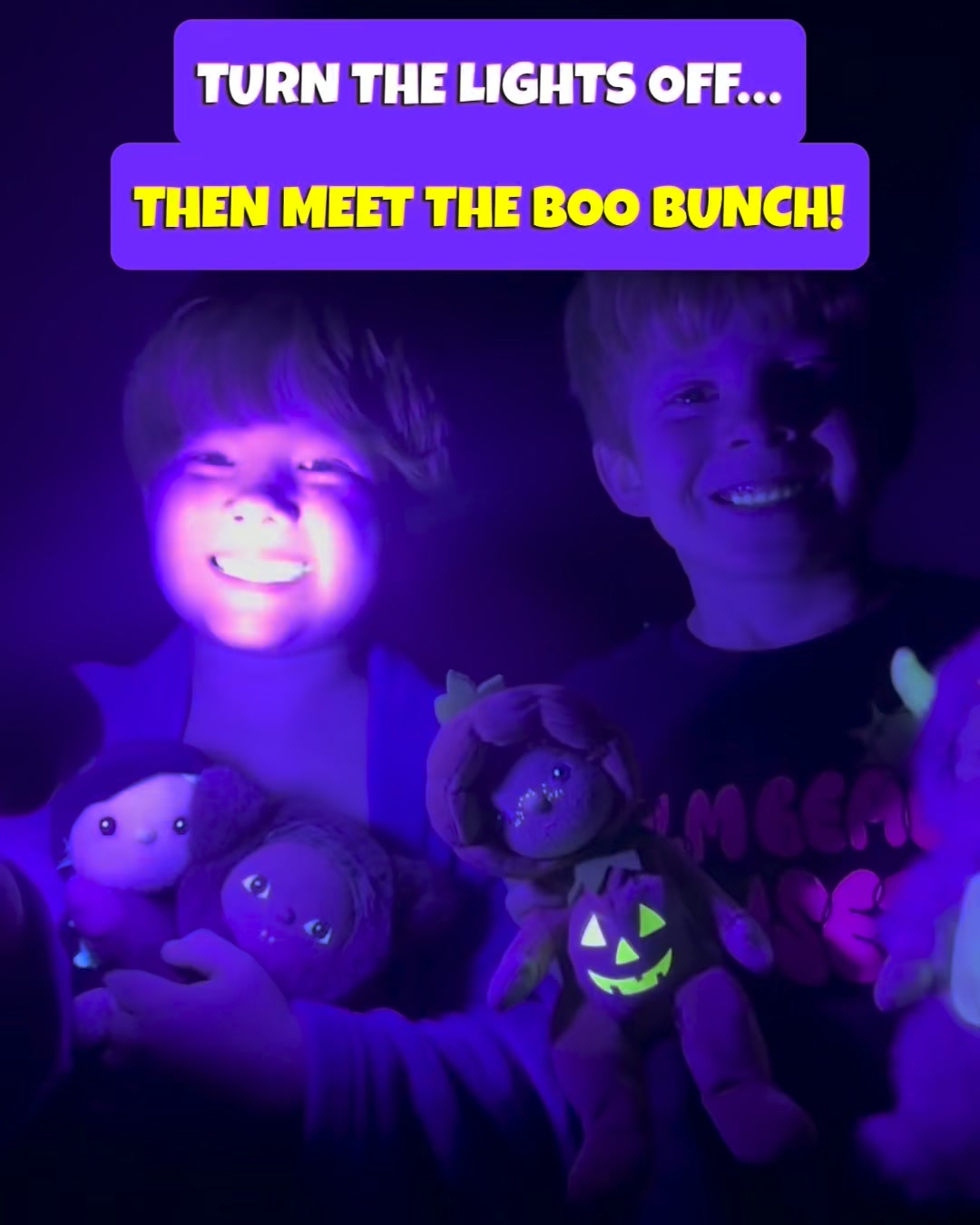 Olli Ella Facebook ad: The Halloween Friends That Glow in the Dark