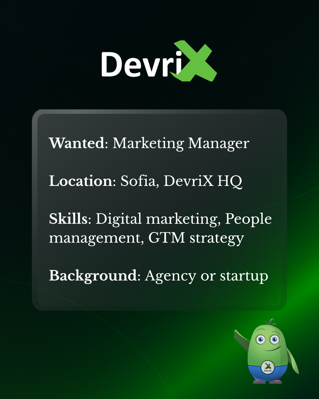 DevriX Facebook ad