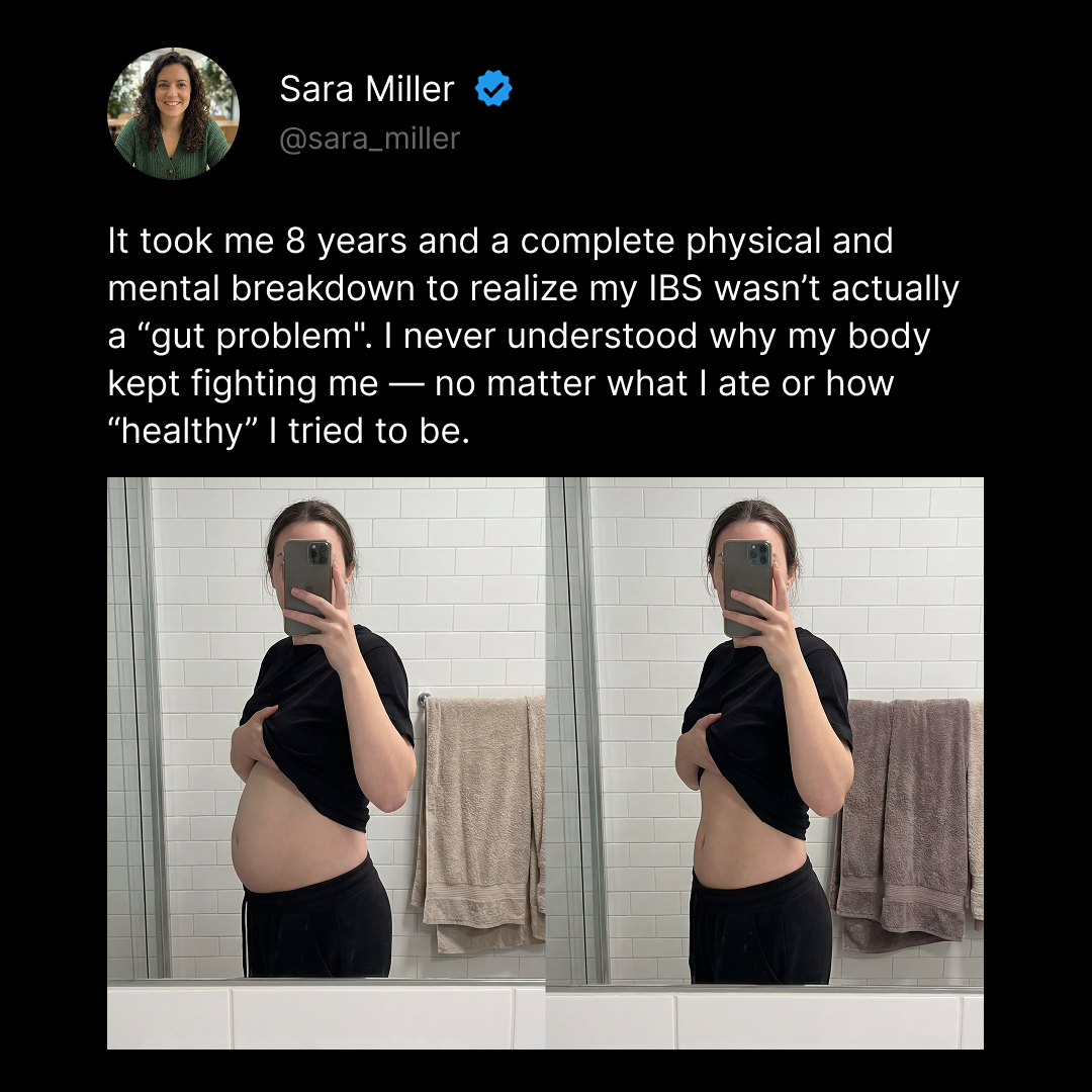 Sarah Mitchell Facebook ad: It took me 8 years and a complete…