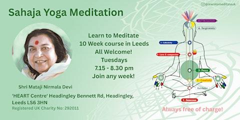 Free Meditation, London Facebook ad: Learn to meditate in Leeds - 3 Subtle Channels - Free…