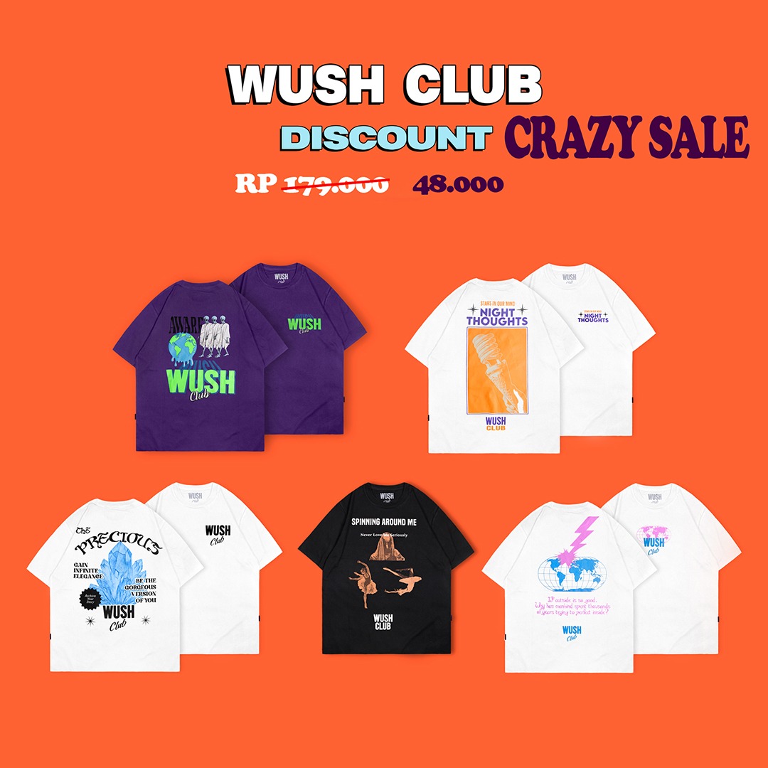 Wush club clothing Facebook ad