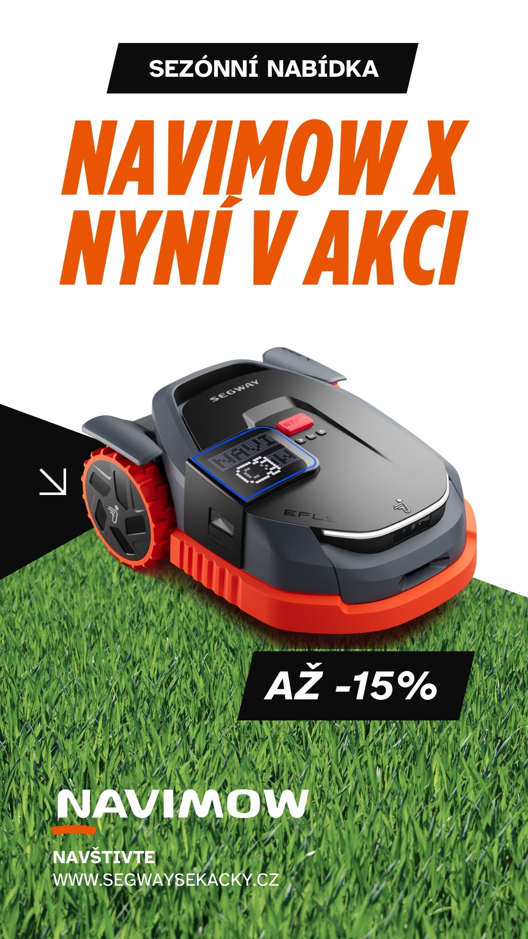 Segway Navimow CZ/SK Facebook ad