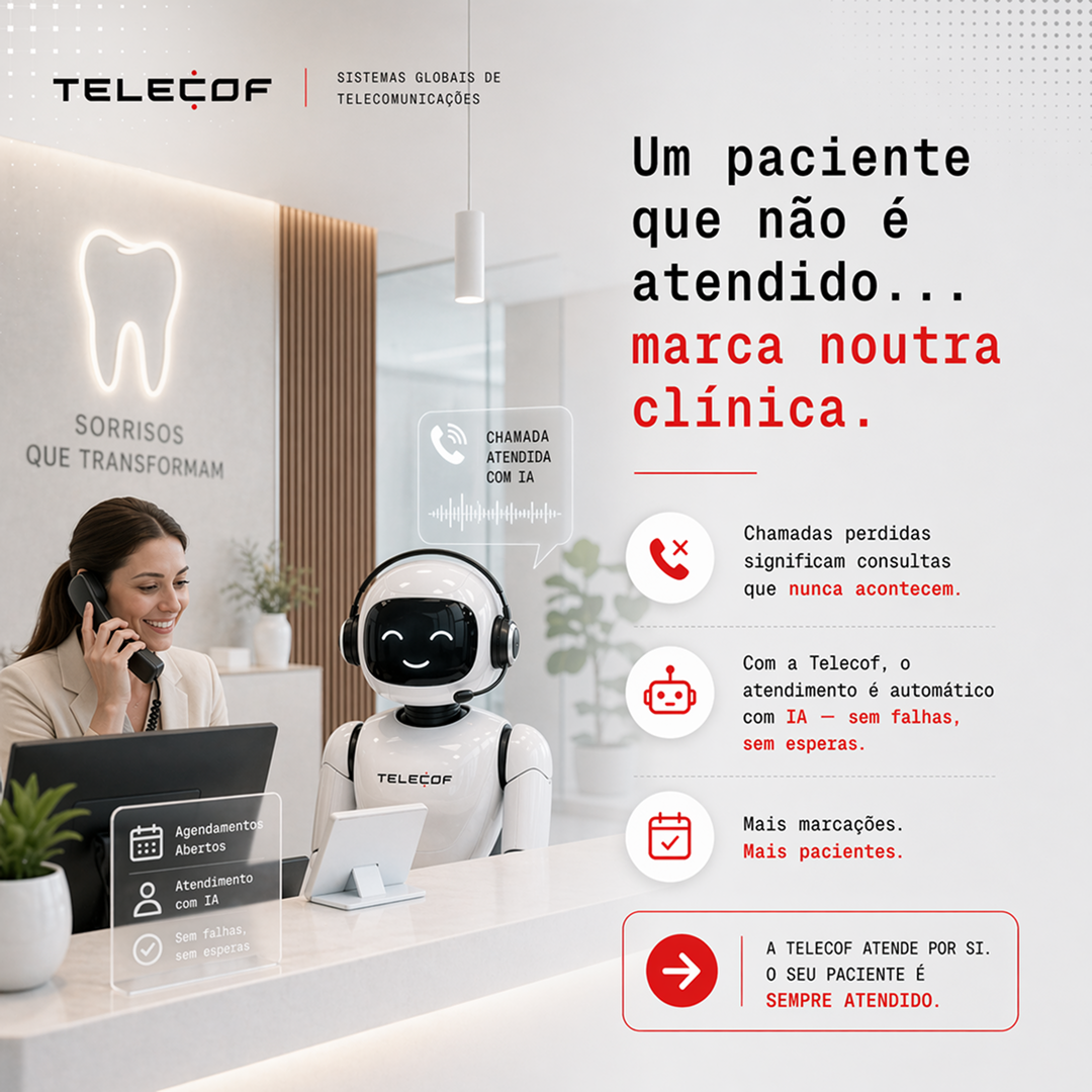 Telecof Facebook ad: Automatize o atendimento da sua empresa com IA