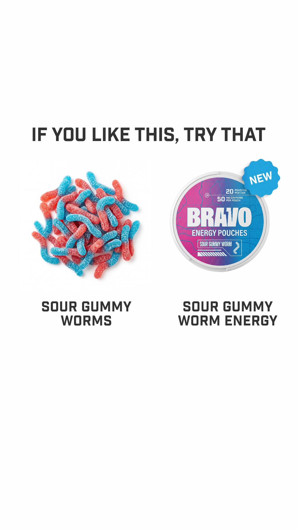 BRAVO Energy Pouches Facebook ad