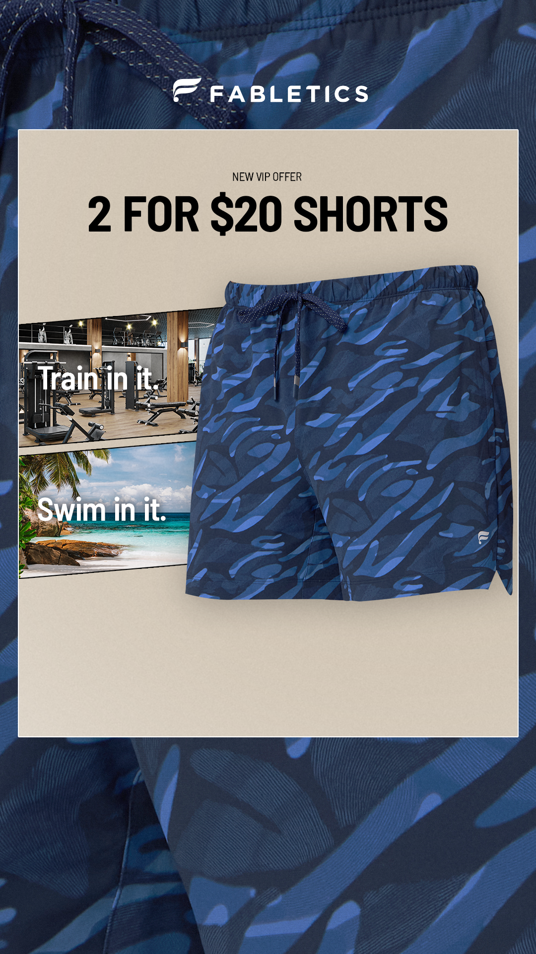 Fabletics Men Facebook ad