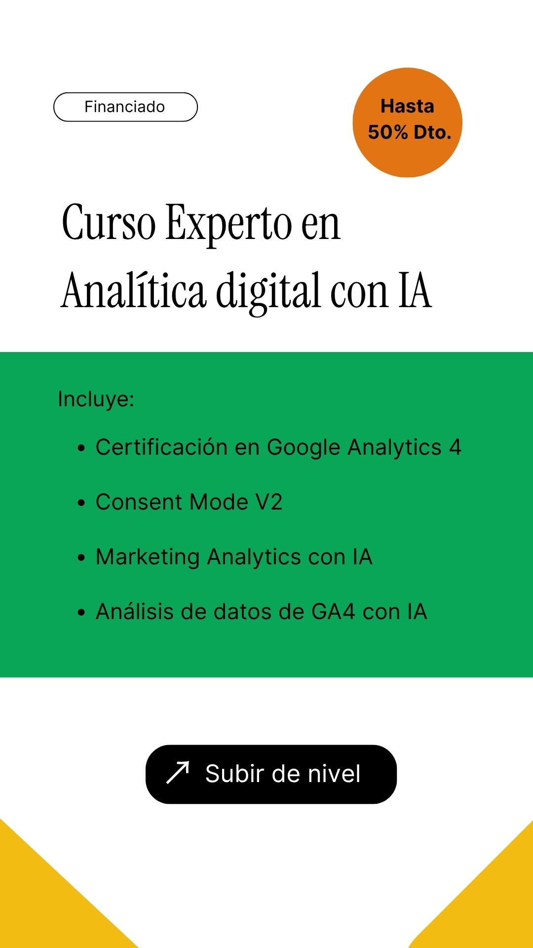 MIDE - Digital Analytics 360 Programs Facebook ad