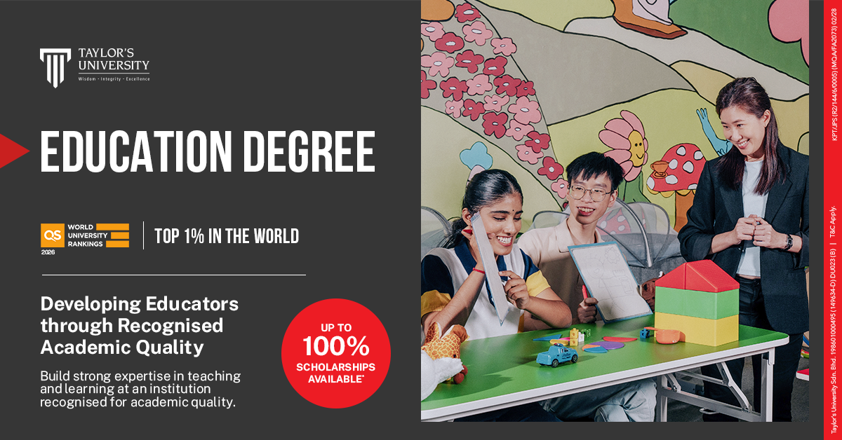 Taylor's University Facebook ad