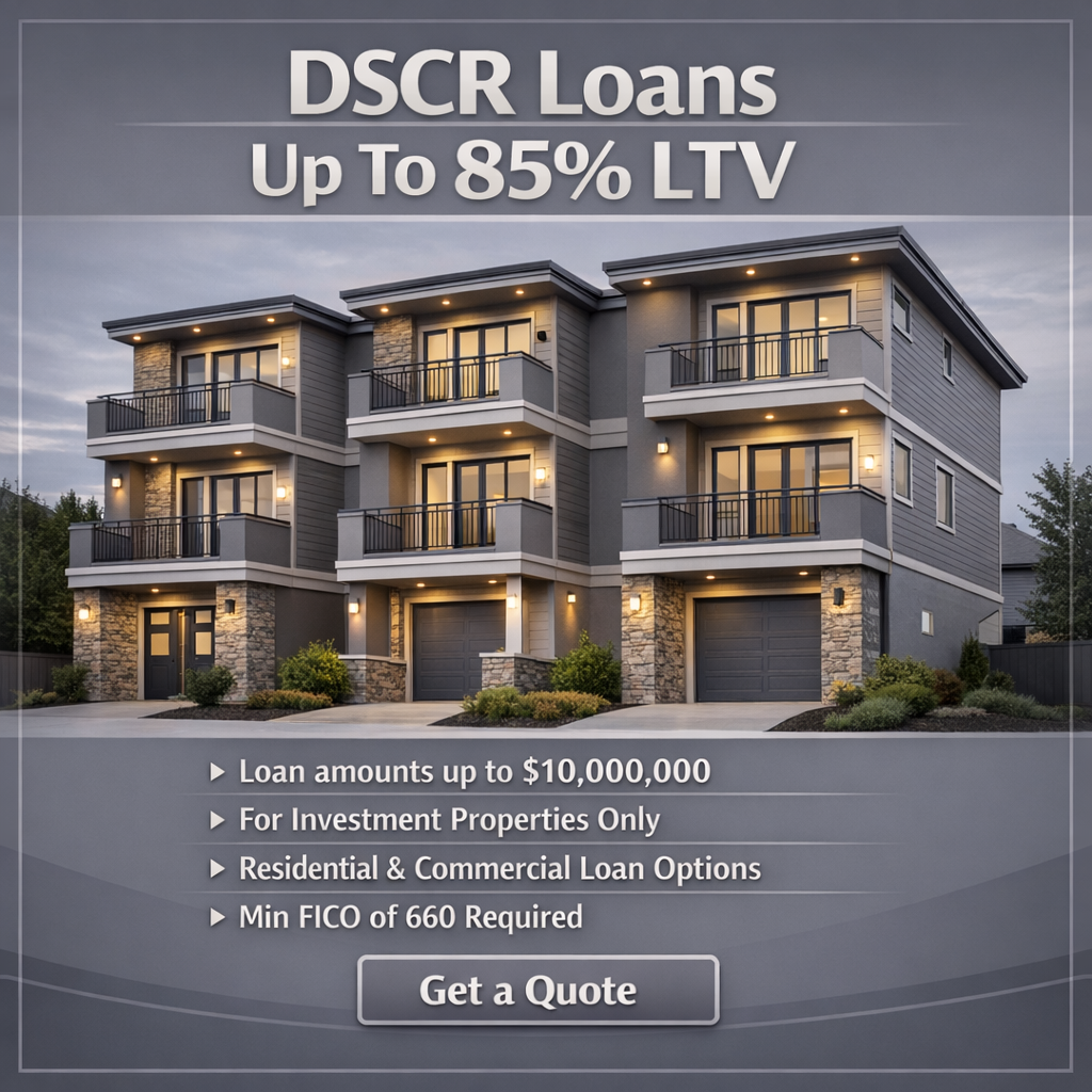 Solace Equities Group Facebook ad: DSCR Loans Up to 85% LTV, Scale Your…