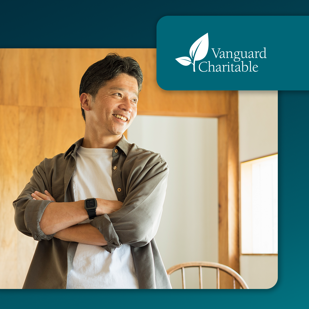 Vanguard Charitable Facebook ad