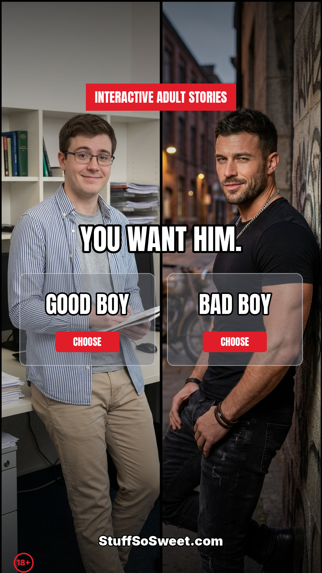 Stuff So Sweet Facebook ad: Good boy or bad boy?