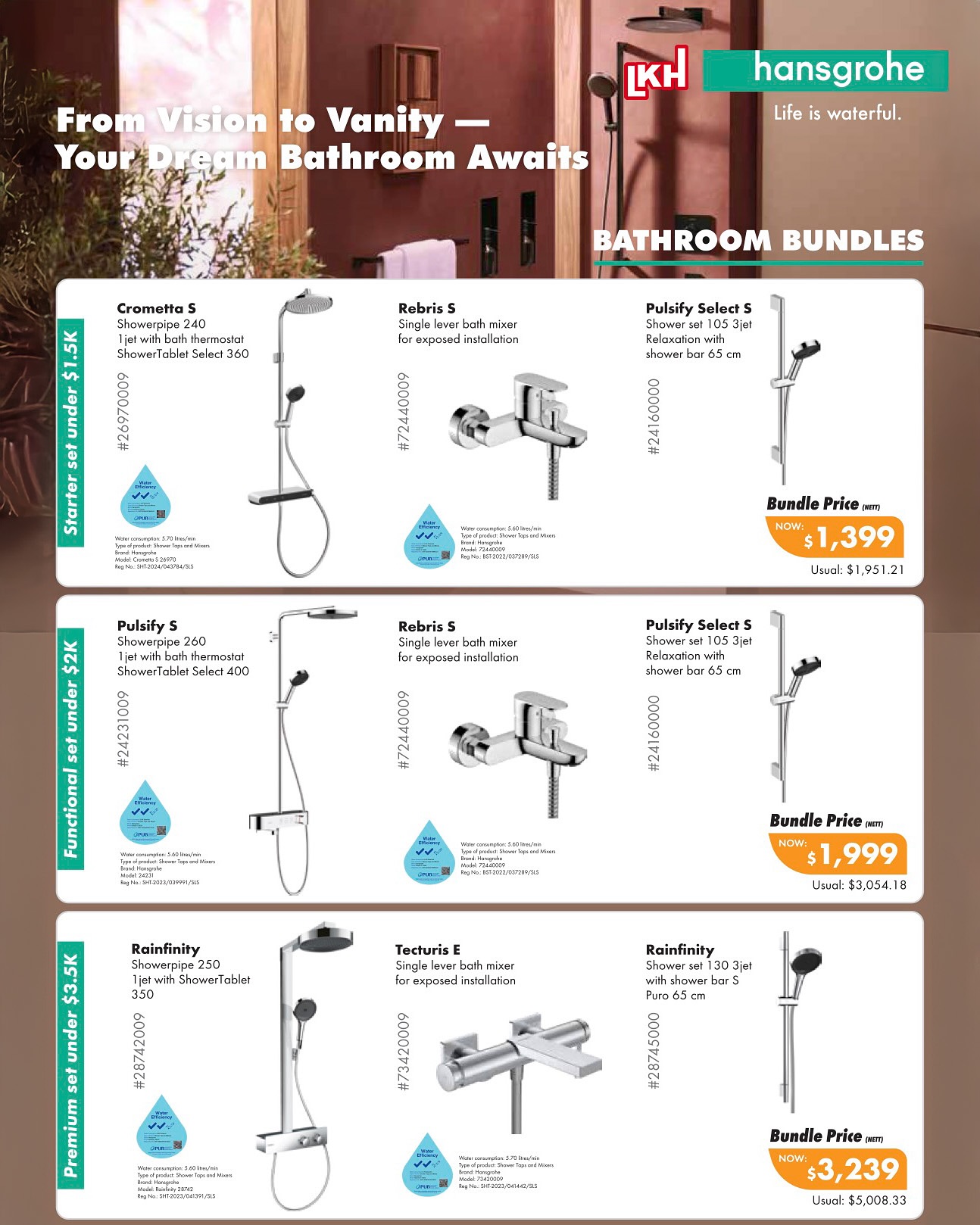 Lucky Khoon Bathroom Facebook ad: Your Dream Bathroom Awaits!