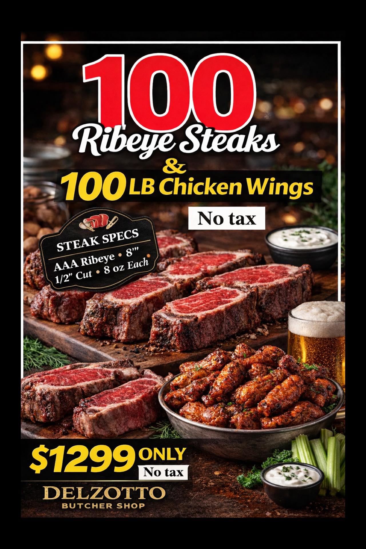 Delzotto Butchers Facebook ad