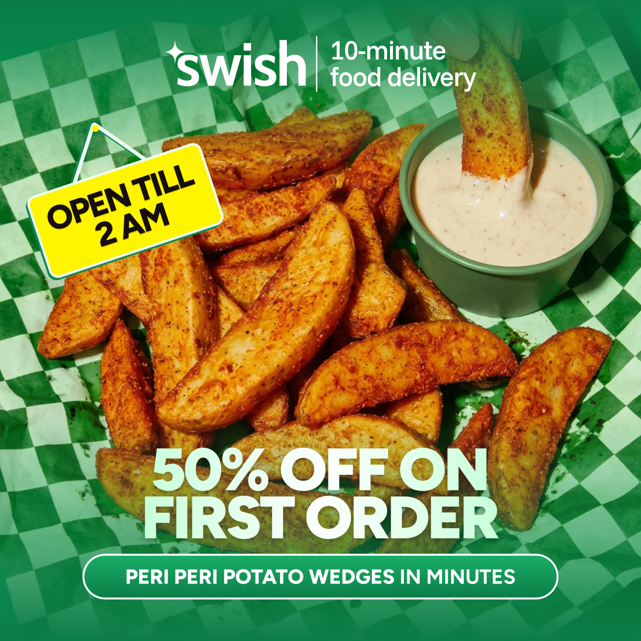 Swish Now Facebook ad