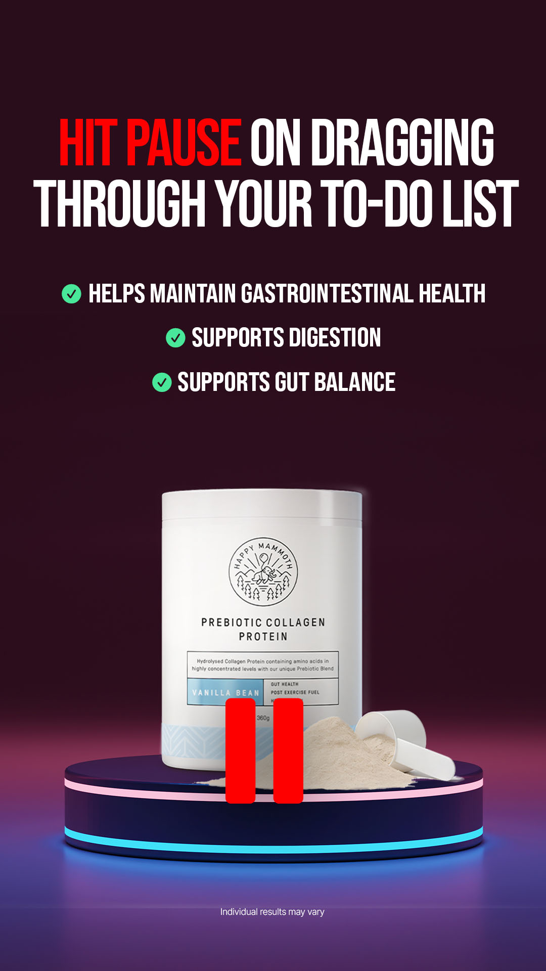 Happy Mammoth Facebook ad