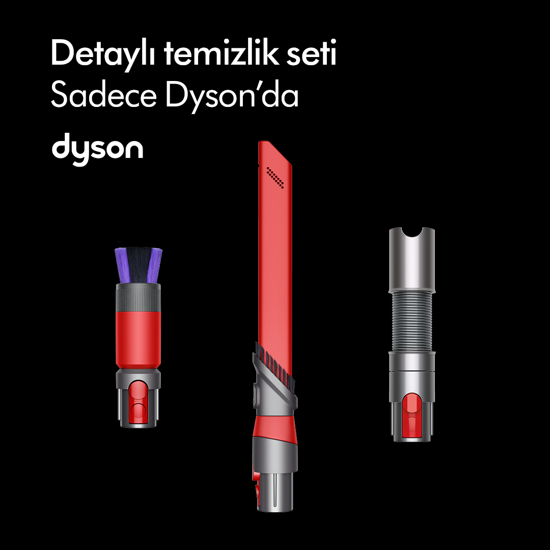 Dyson Facebook ad: Detaylı temizlik seti, hassas yüzeyleri ve ulaşılması zor…