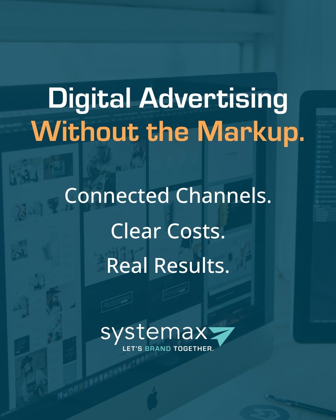 Systemax Facebook ad: Transparent Advertising. Better Performance.