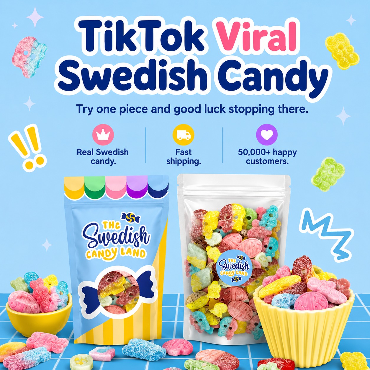 Swedish Candy Land Facebook ad