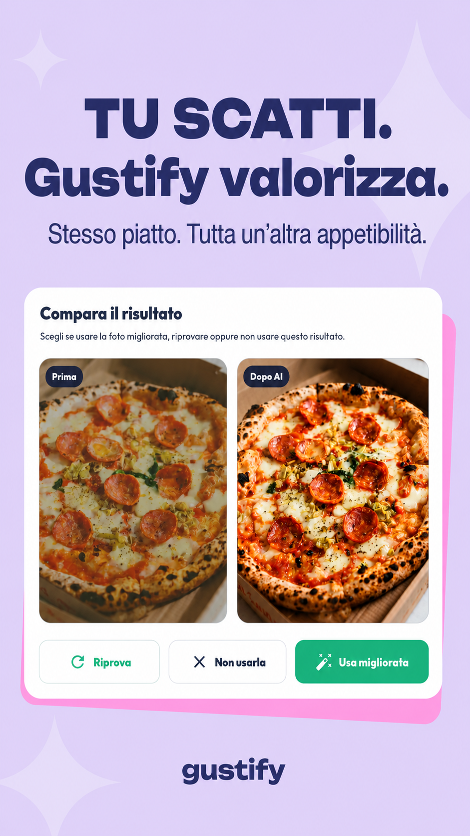 Gustify.it Facebook ad from Jul 8, 2026