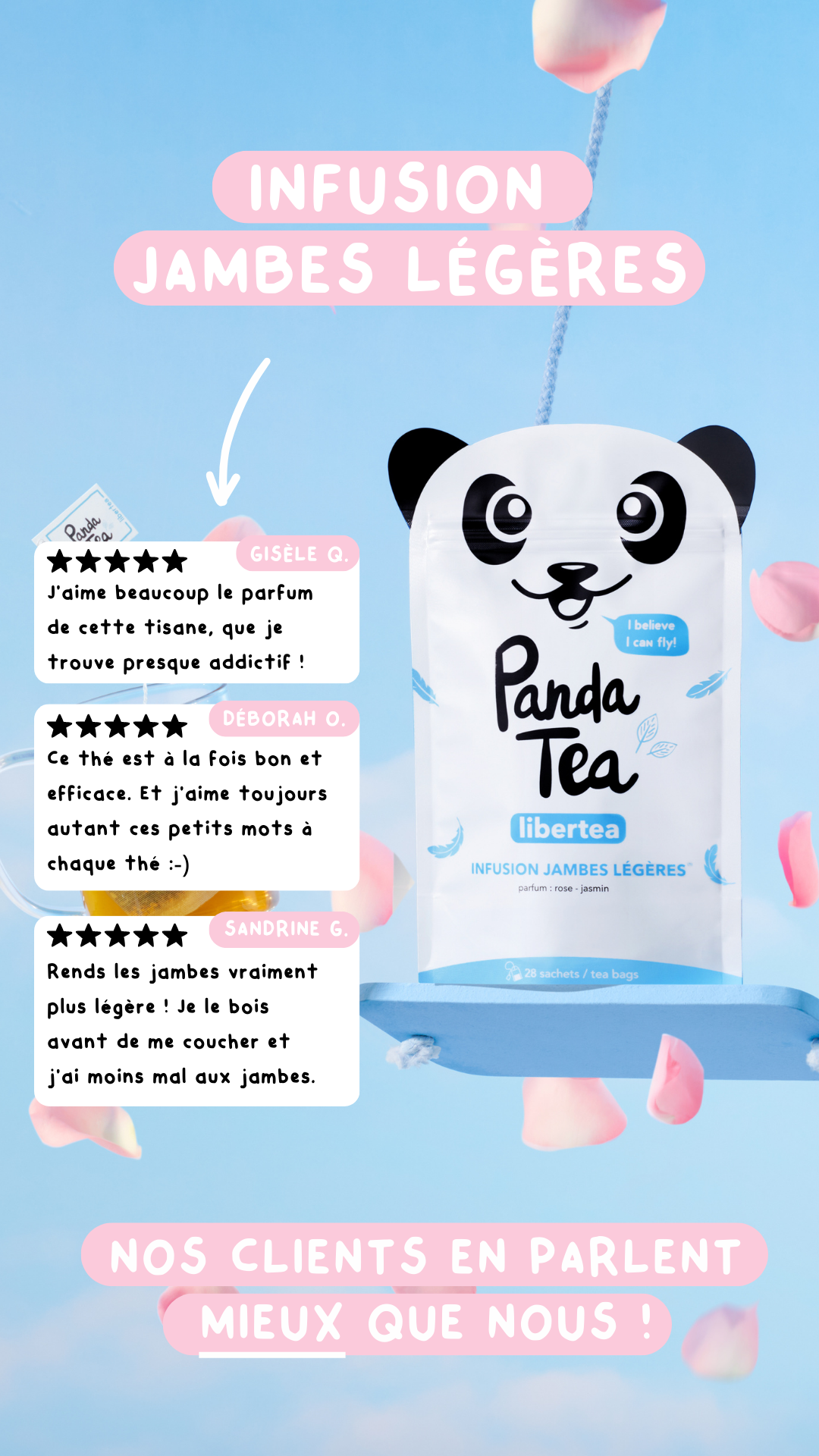 Panda Tea Facebook ad