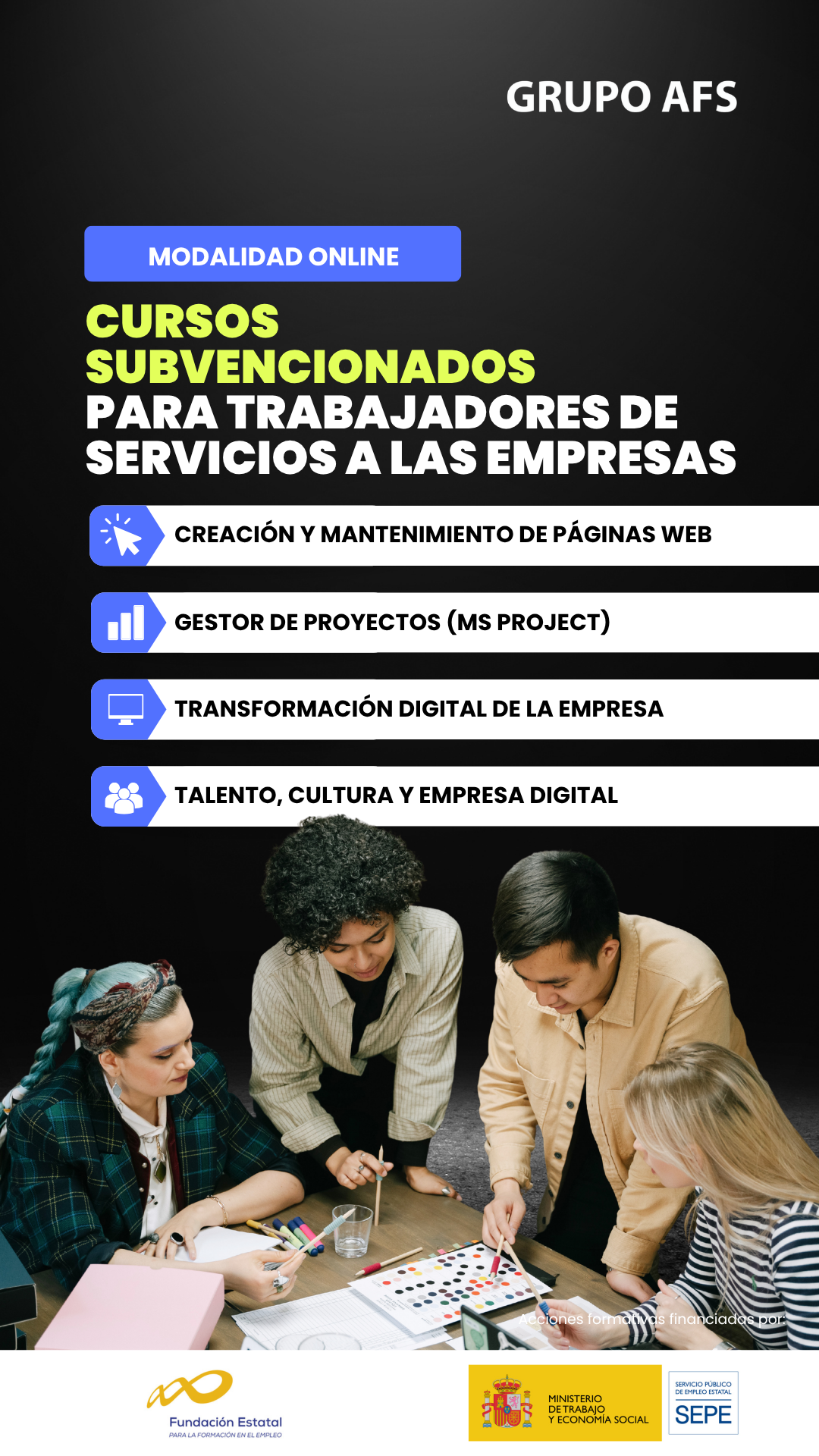 Grupo AFS Facebook ad from Jul 3, 2026