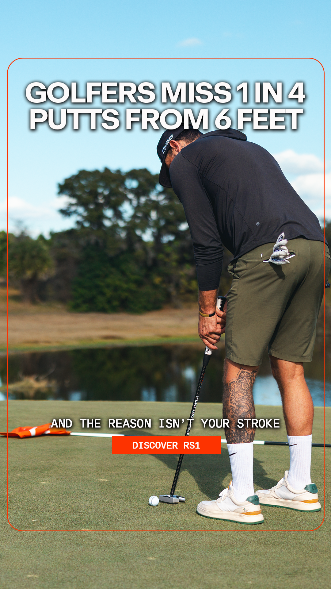 Performance Golf Facebook ad