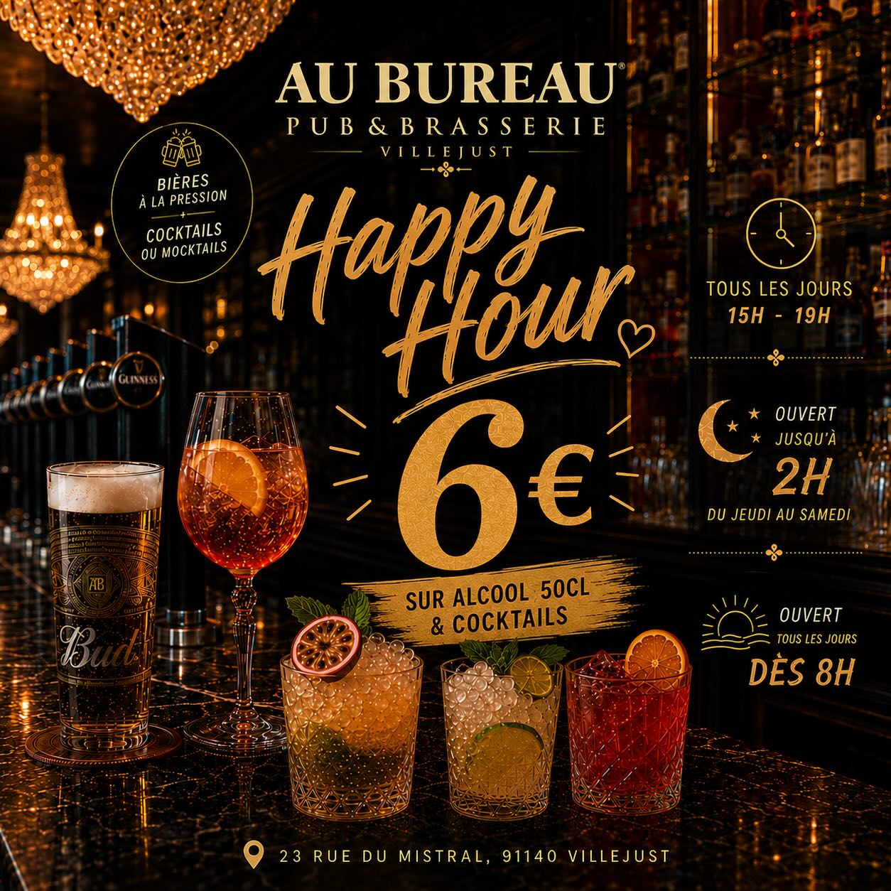 Au Bureau Facebook ad: On fait tout… sauf bosser!