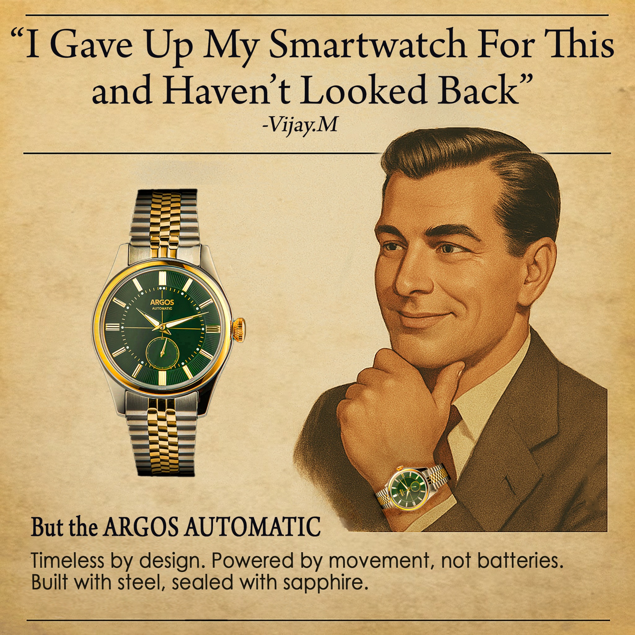 Argos Watches Facebook ad